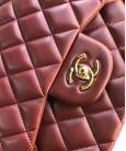 Сумка Jumbo Classic Lambskin Bag Maroon